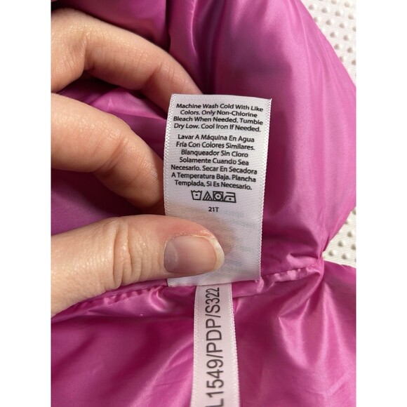 Mix Layer Free Assembly Camo and Pink Puffer Vest Snap Button NWT Size Large - Picture 7 of 10